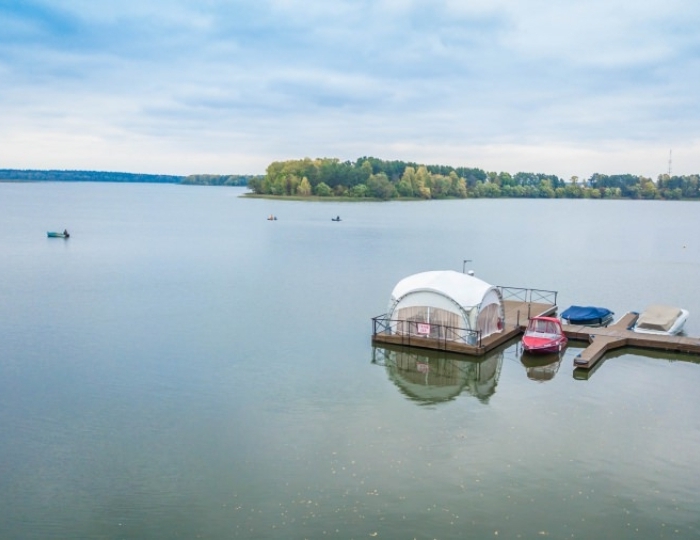 Шатер на понтоне - Отель Mistral Hotel & SPA / Мистраль СПА